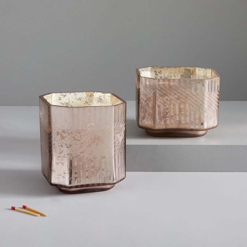 Velas perfumadas de mercurio religiosas de cera de parafina de cristal baratas personalizadas al por mayor