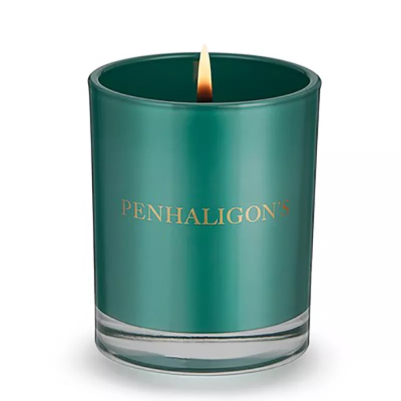 Velas perfumadas de aromaterapia de cera de soja perfumadas Chakra de cristal curativo espiritual de etiqueta privada de lujo al por mayor
