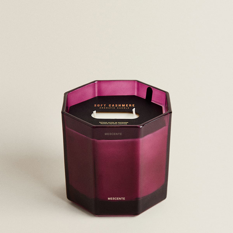 Velas aromáticas navideñas de lujo M&Scent, velas de cera de soja aromática para aromaterapia en caja de regalo con tarro de cristal negro