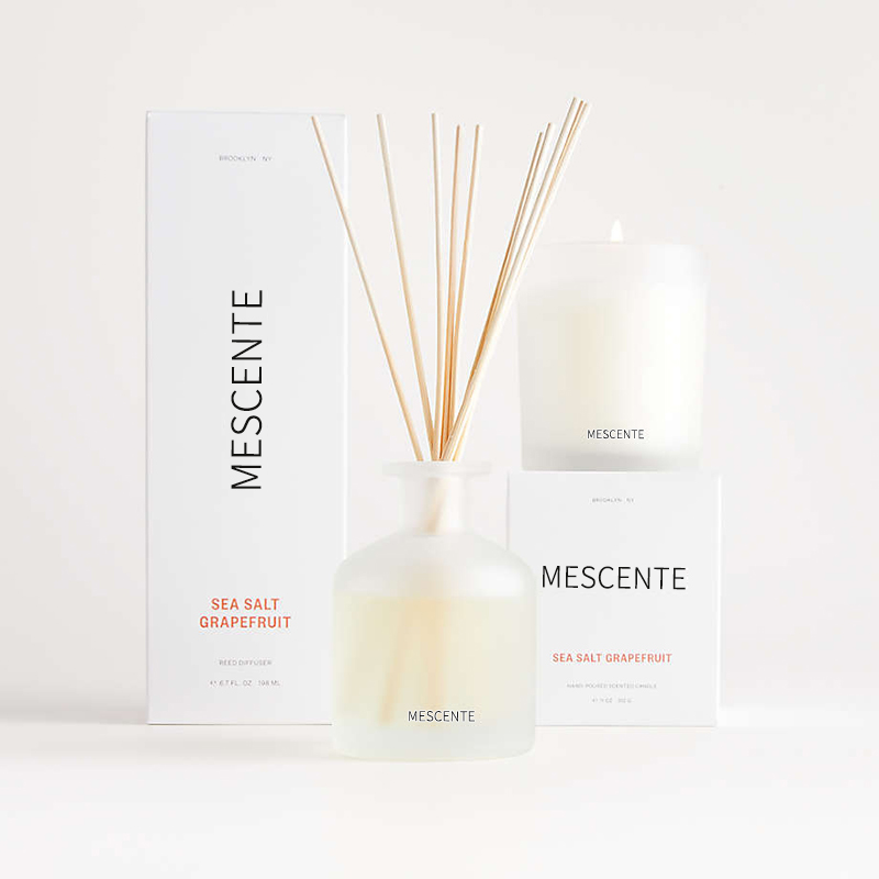 El regalo de lujo del difusor de láminas del aroma del color púrpura de la etiqueta privada de M&Scent fijó con la caja
