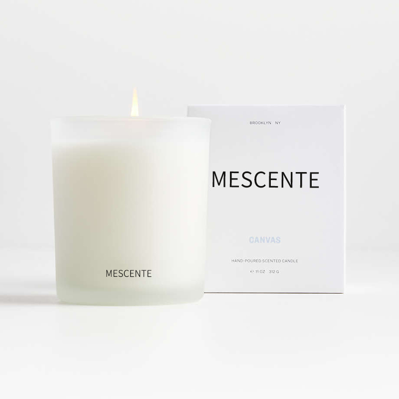 Velas perfumadas de cera de soja de marca privada de lujo al por mayor de M&Scent con caja