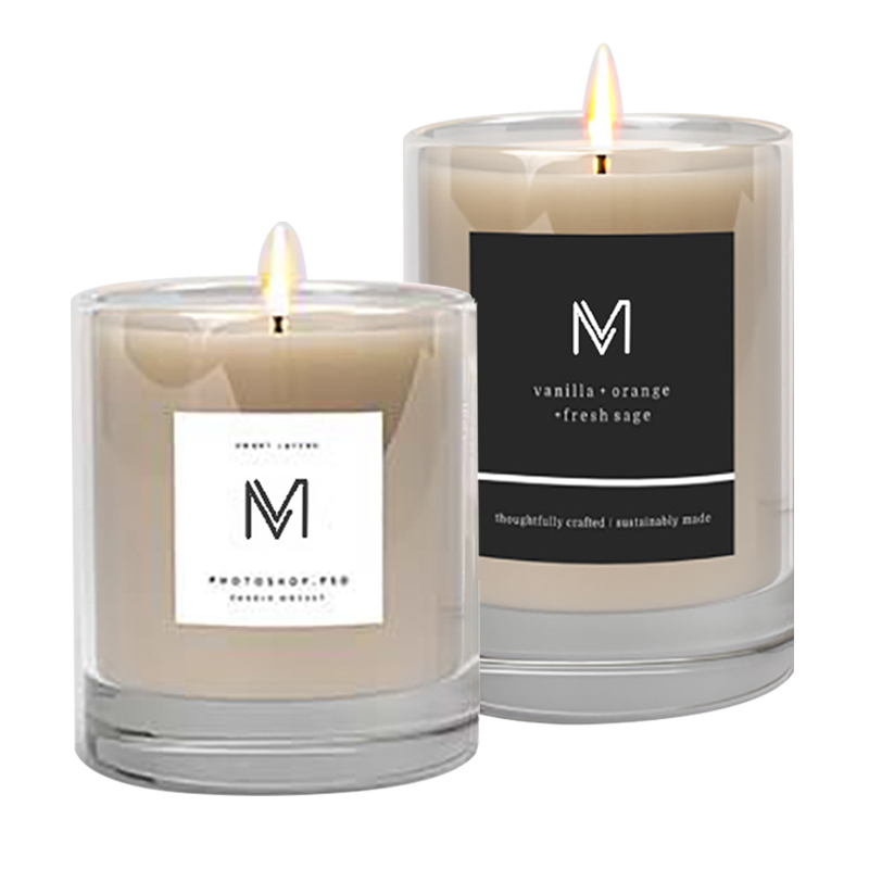 Velas perfumadas de cera de soja de marca privada de lujo directamente de fábrica al por mayor de M&Scent con caja a granel