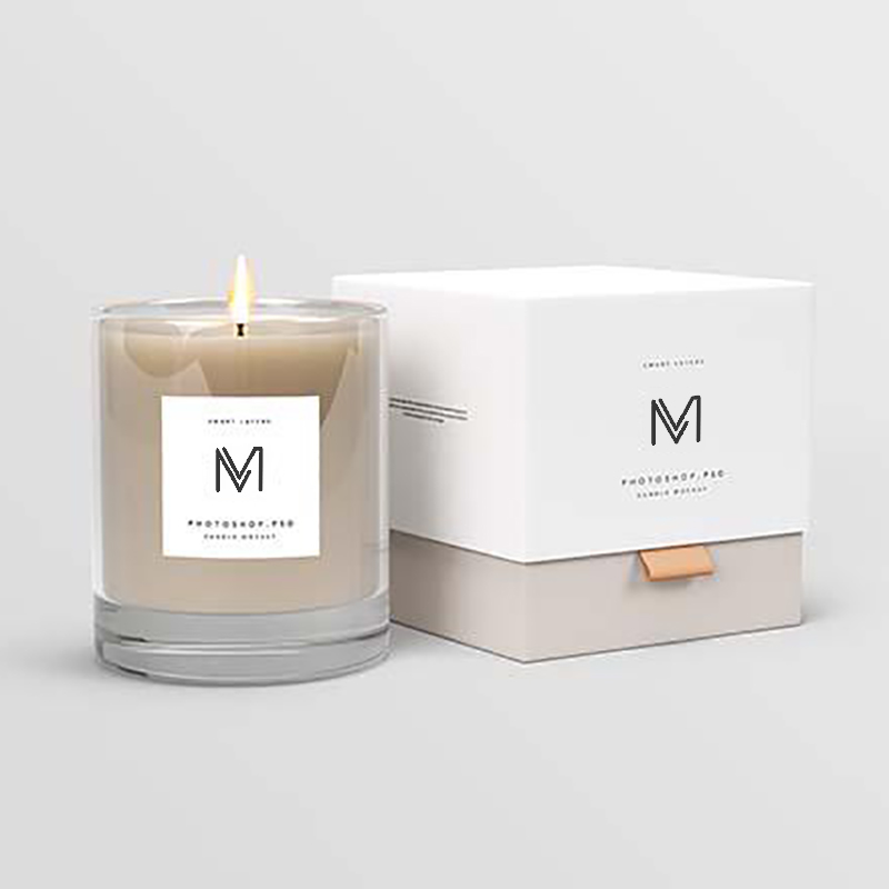 Velas perfumadas de cera de soja de marca privada de lujo directamente de fábrica al por mayor de M&Scent con caja a granel
