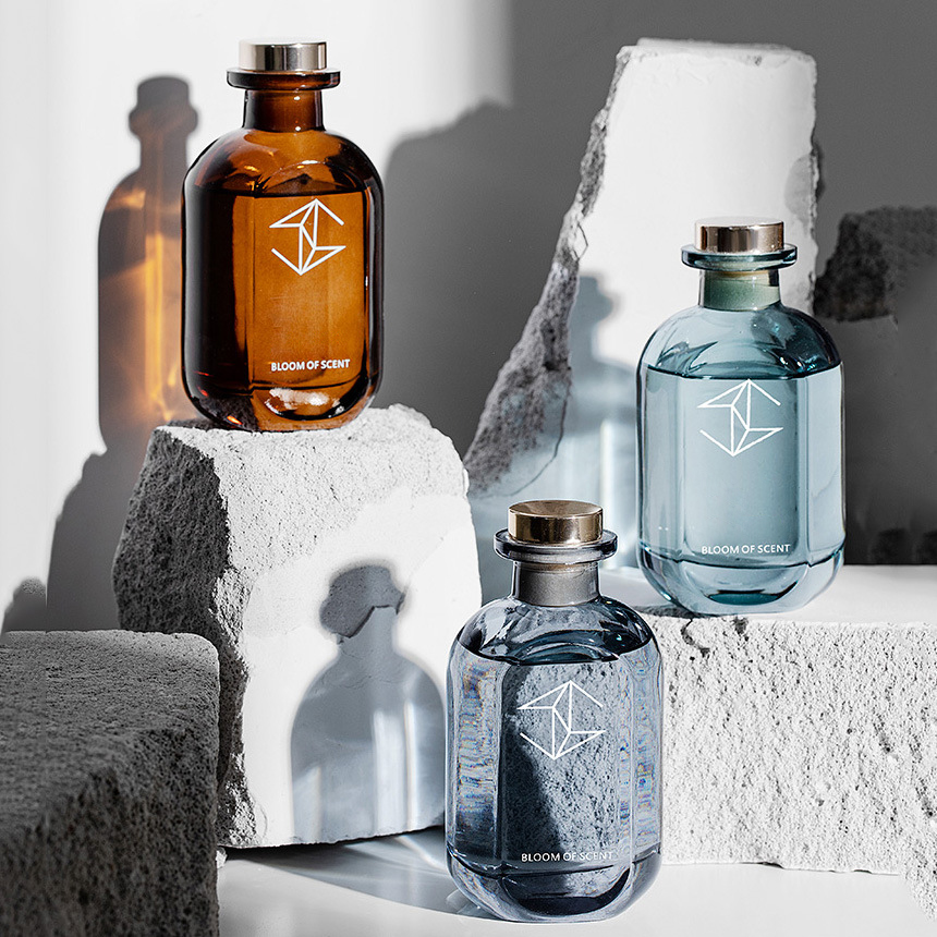 El sistema de regalo cristalino del difusor de caña de la Navidad de M&Scent 500ml, difusor casero de cañas
