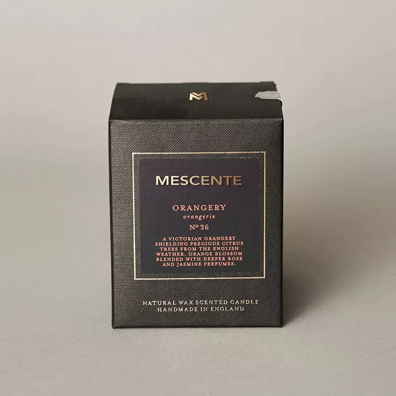 M&Scent vende al por mayor nueva vela de soja perfumada Kerzen con etiqueta privada personalizada de lujo, tarros de cristal navideños con tapa