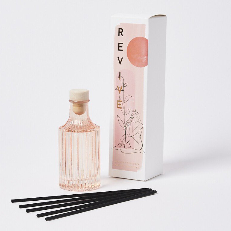 M&Scent Custom 100ml 200ml Botella de vidrio Tatakan Untuk Flower Reed Difusor