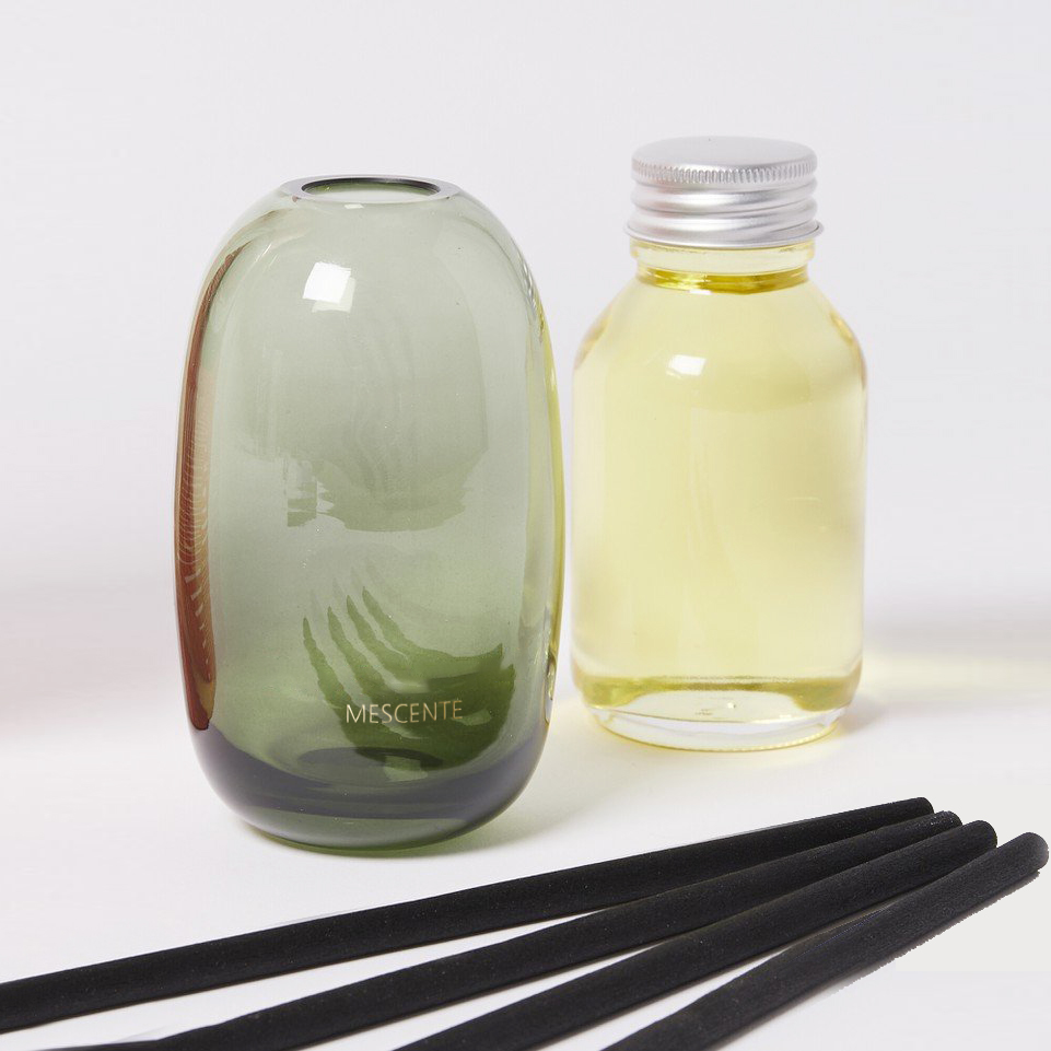 Botellas redondas de diamante de lujo, 100ml, 200ml, 500ml, Loris Sola, flores, cristal ámbar, Eyfel, Perfume, aceite difusor de caña