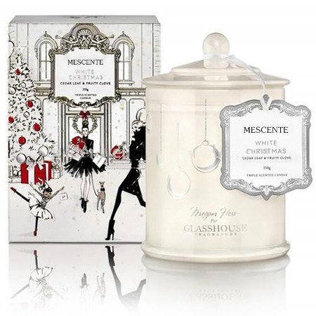M&Scent vende al por mayor velas de soja perfumadas con tarro abovedado navideño personalizado de lujo con etiqueta privada con tapa
