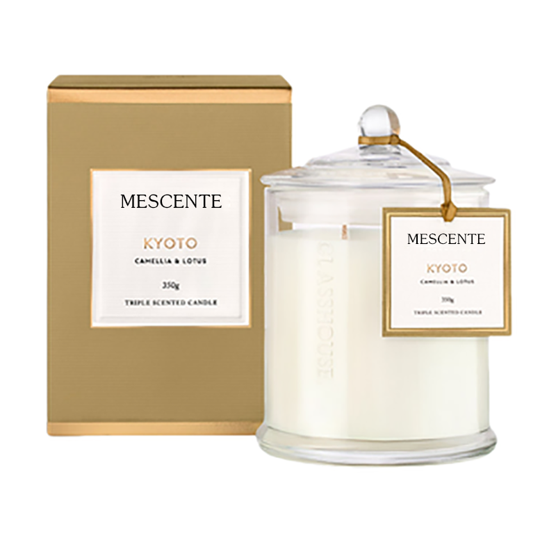 M&Scent vende al por mayor velas de soja perfumadas con tarro abovedado navideño personalizado de lujo con etiqueta privada con tapa