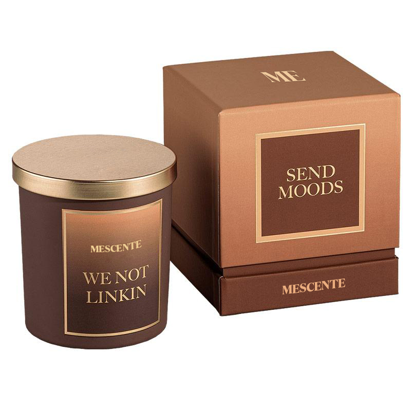 M&Scent vende al por mayor nueva vela de soja perfumada Kerzen con etiqueta privada personalizada de lujo, tarros de cristal navideños con tapa