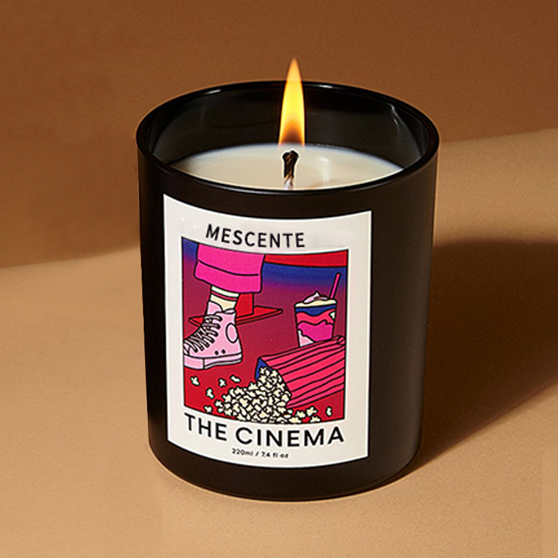 Velas cristalinas hechas a mano de lujo de la cera de soja del aroma del aroma de la Navidad de la etiqueta privada de encargo de lujo al por mayor de M&Scent