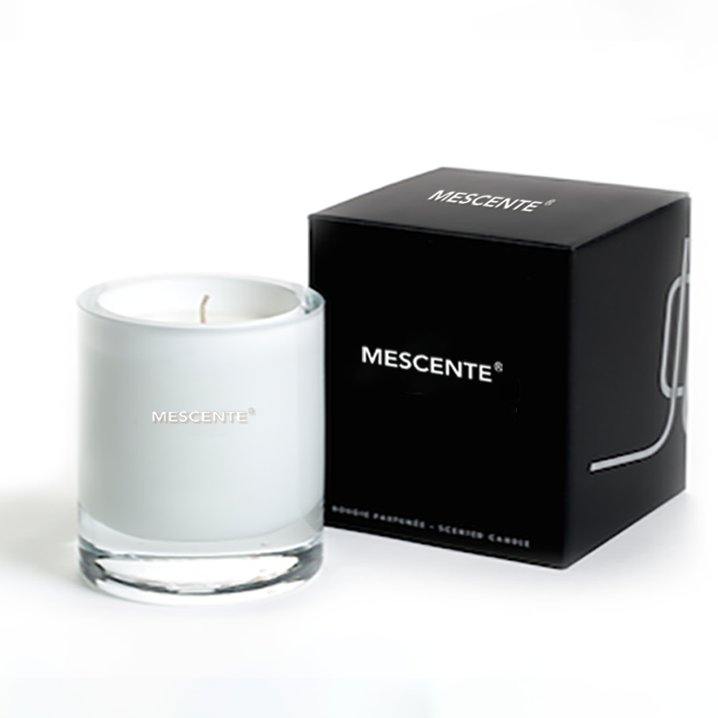 Juego de velas perfumadas de cera de soja con tarros de lujo de M&Scent con caja de lujo