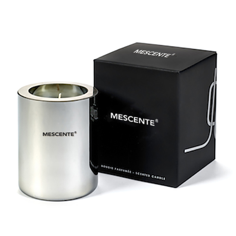 Juego de velas perfumadas de cera de soja con tarros de lujo de M&Scent con caja de lujo