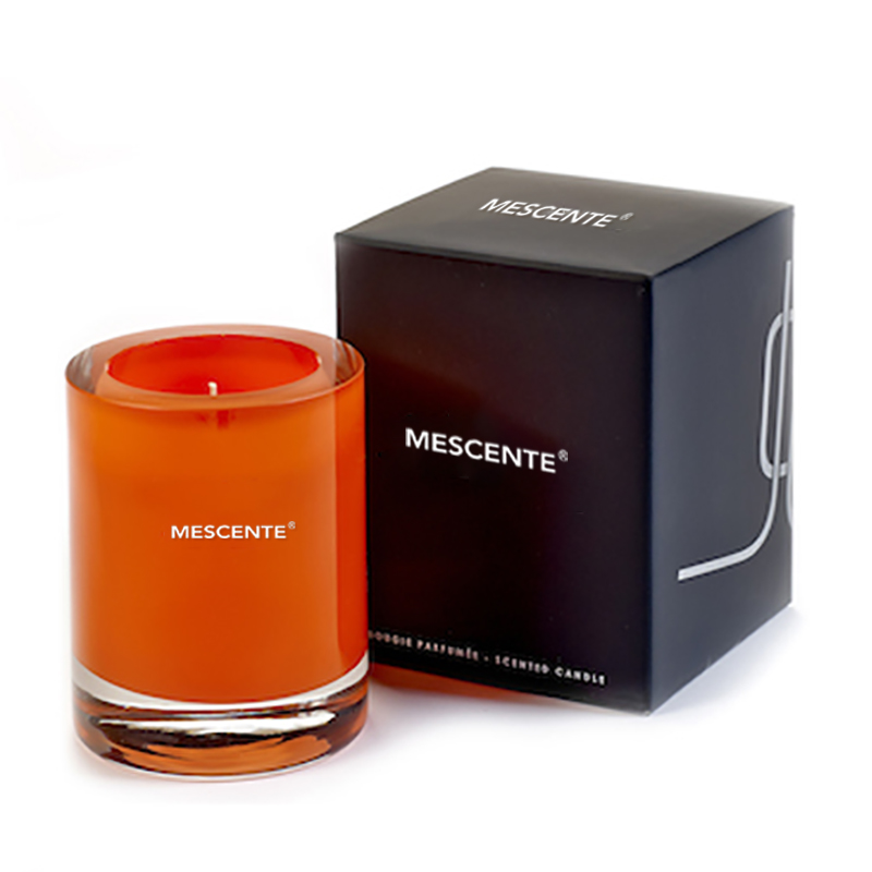 Juego de velas perfumadas de cera de soja con tarros de lujo de M&Scent con caja de lujo