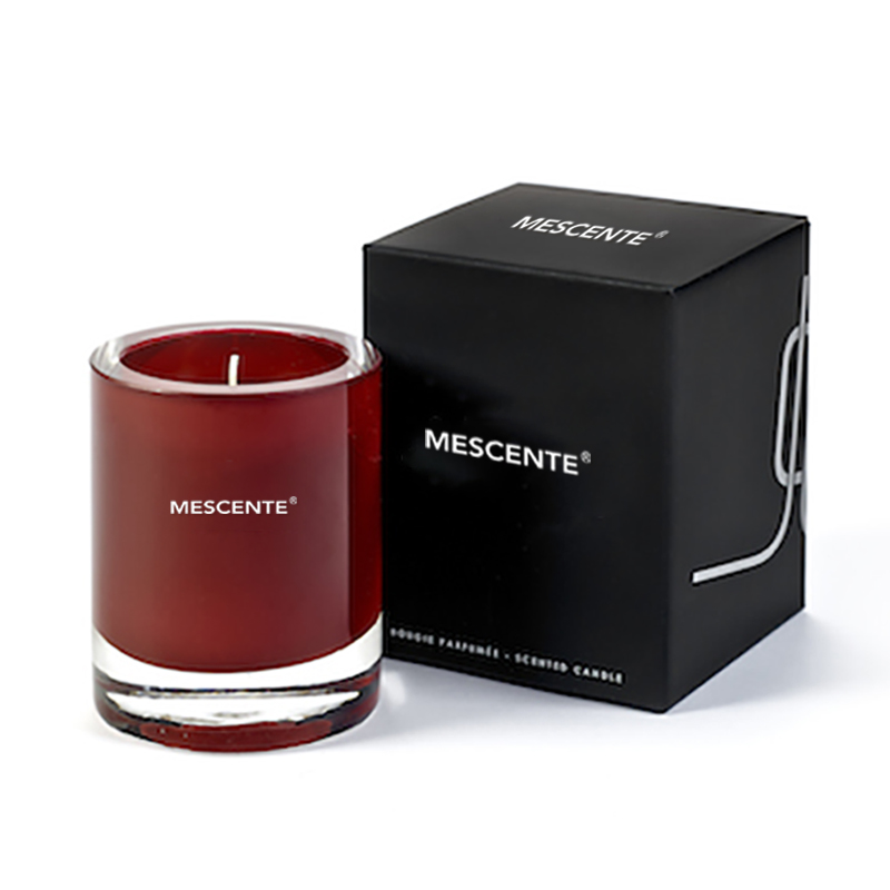 Juego de velas perfumadas de cera de soja con tarros de lujo de M&Scent con caja de lujo