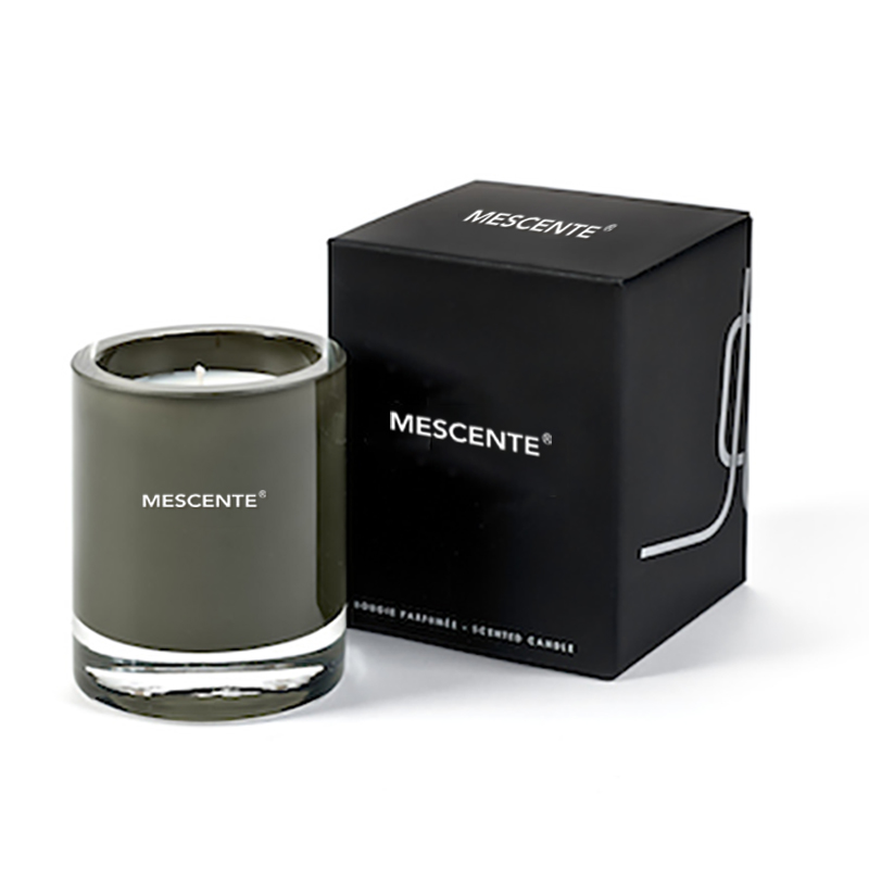 Juego de velas perfumadas de cera de soja con tarros de lujo de M&Scent con caja de lujo