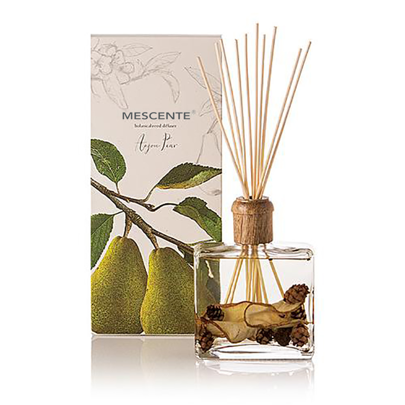 Difusor de láminas de aroma de madera de sola flor personalizado de lujo de alta calidad al por mayor con etiqueta privada con caja