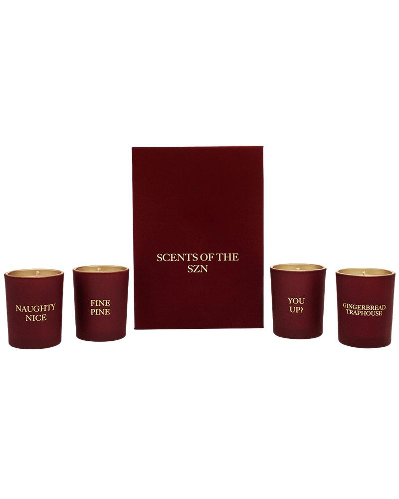 Juego de 4 velas perfumadas con aroma para decoración del hogar, marca privada de lujo de M&Scent
