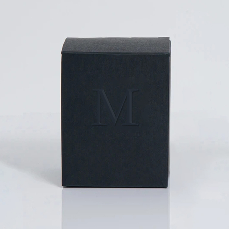 M&Scent vende al por mayor tarros únicos negros de lujo que casan velas de soja perfumadas decorativas con cristales