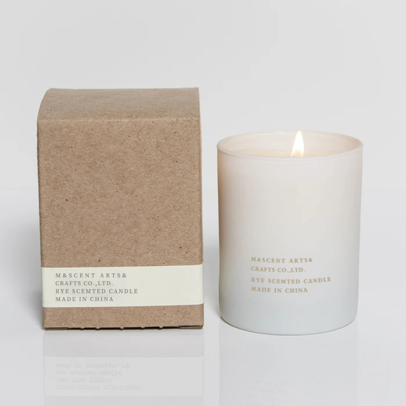 M&Scent vende al por mayor velas perfumadas de aceite esencial de aromaterapia de mecha de madera blanca barata con etiqueta privada