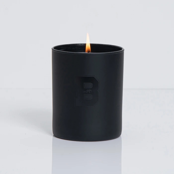M&Scent vende al por mayor tarros únicos negros de lujo que casan velas de soja perfumadas decorativas con cristales