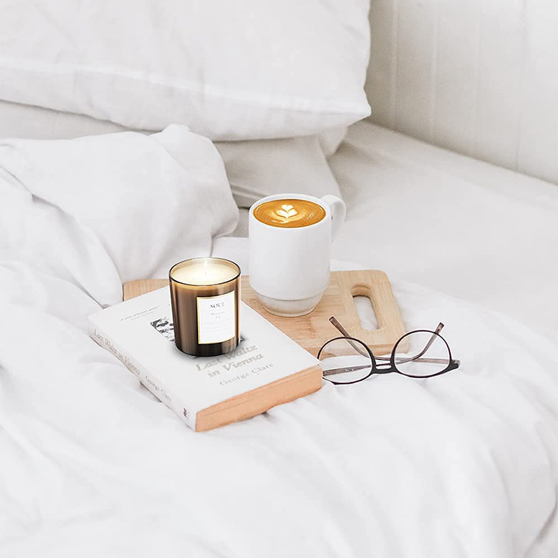 M&Scent vende al por mayor el sistema de regalo de velas de cera de soja perfumadas con etiqueta privada personalizada de lujo a granel