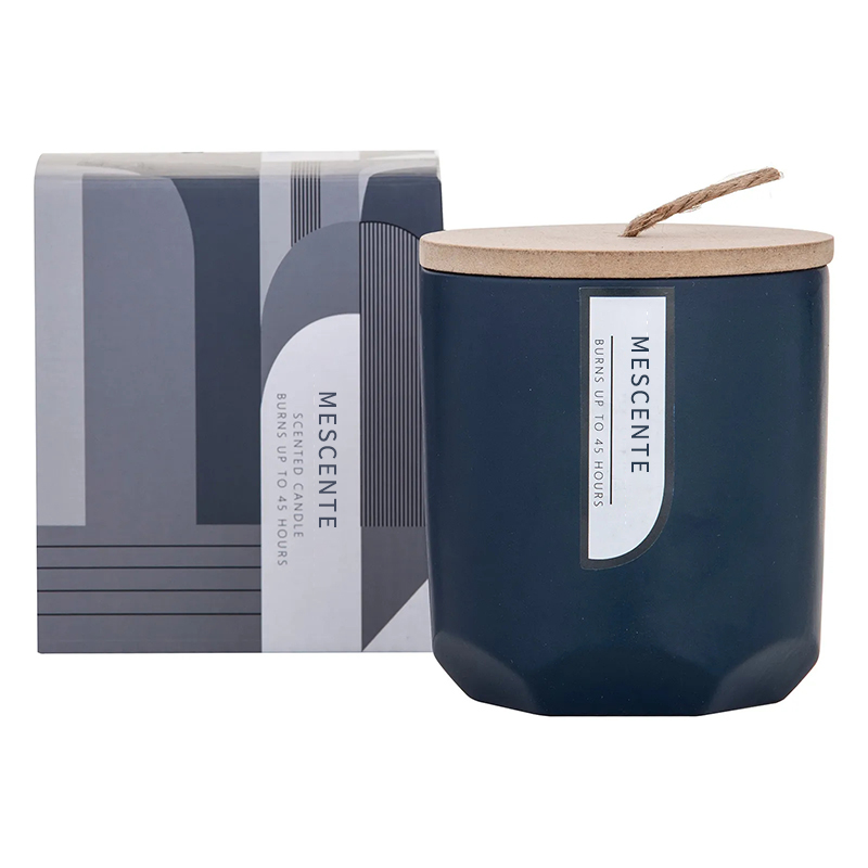 M&Scent Custom Luxury crea su propio fabricante de velas de soja perfumadas con mecha de madera en frasco de vidrio