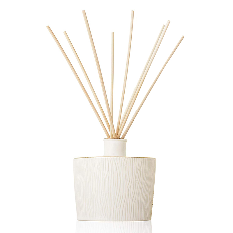 M&Scent vende al por mayor sistemas de madera redondos de lujo del regalo del difusor de láminas del aroma del tornillo de la fibra de Stik de la botella de cristal