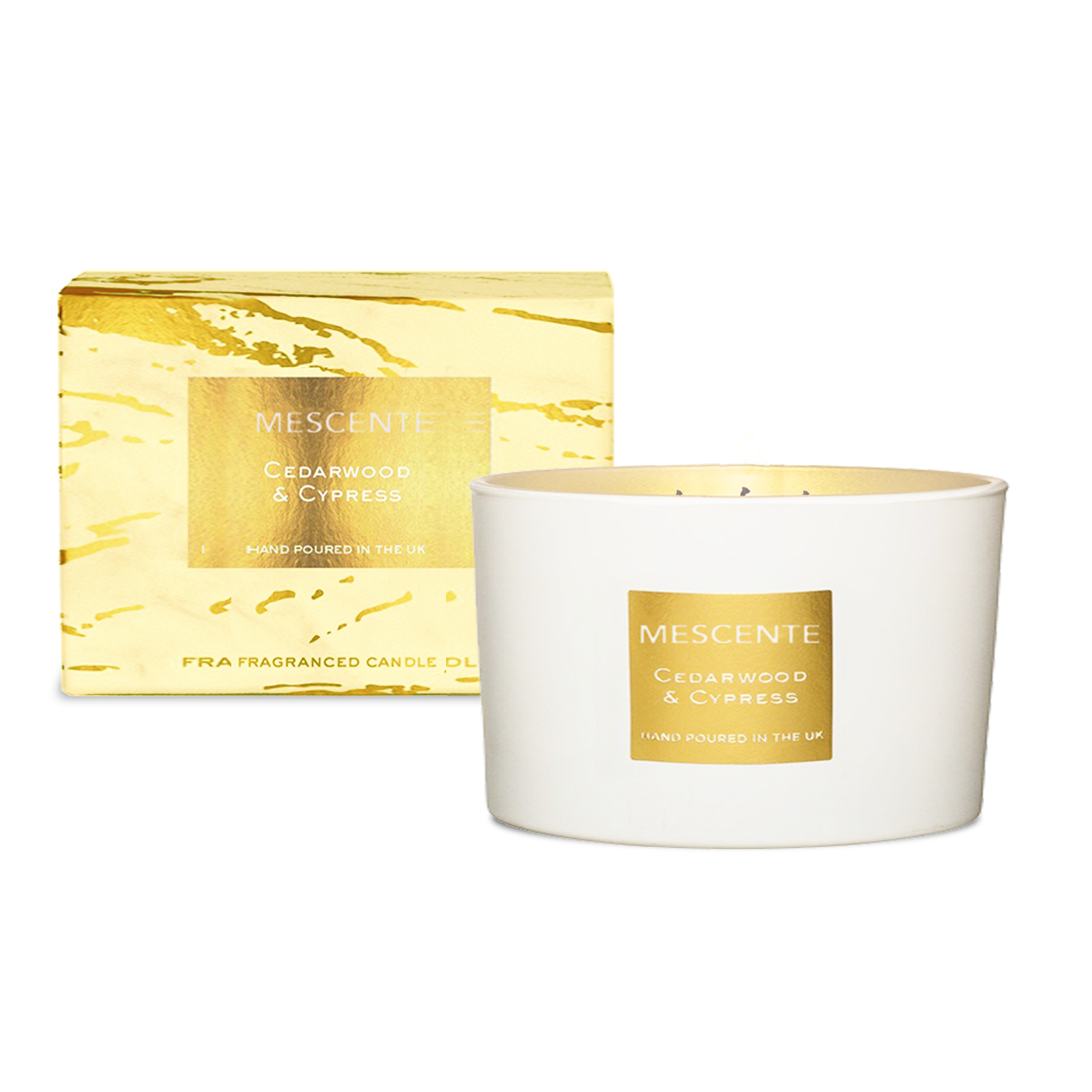 M&Scent vende al por mayor el sistema perfumado mecha decorativa del regalo de la vela de la palma de coco del aromaterapia 3