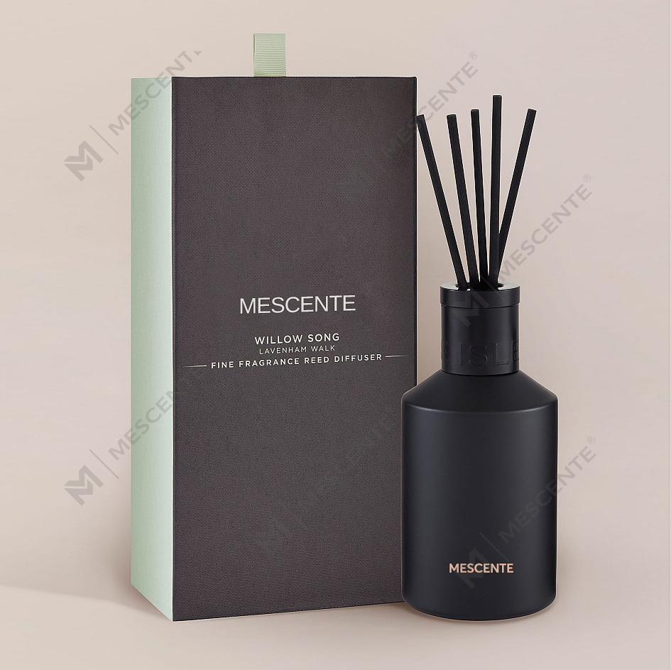 Decoración Oem Caja Impresa 20ml Capa Cuadrada Cerámica Vranjes Gorra de Madera Casa Perfume Aroma Reed Difusor Aceite