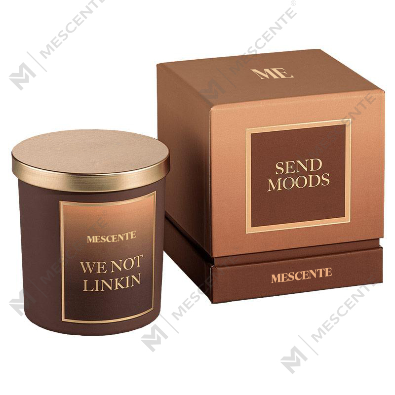 Venta al por mayor de nuevos frascos de cristal navideños de lujo personalizados con etiqueta privada, velas de soja perfumadas Kerzen con tapa