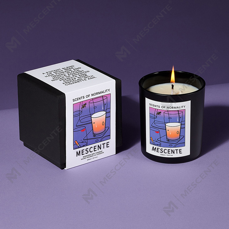 Velas de cera de soja con aroma a aroma de cristal navideño hechas a mano, personalizadas y de lujo, al por mayor de M&Scent