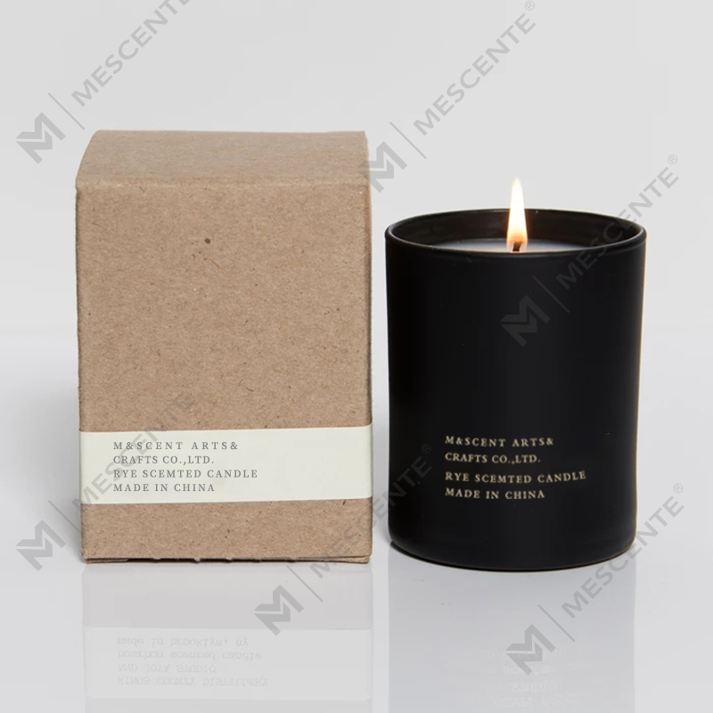 Velas de aceite esencial perfumadas con aromaterapia de madera blanca grande y marca privada baratas al por mayor de M&Scent