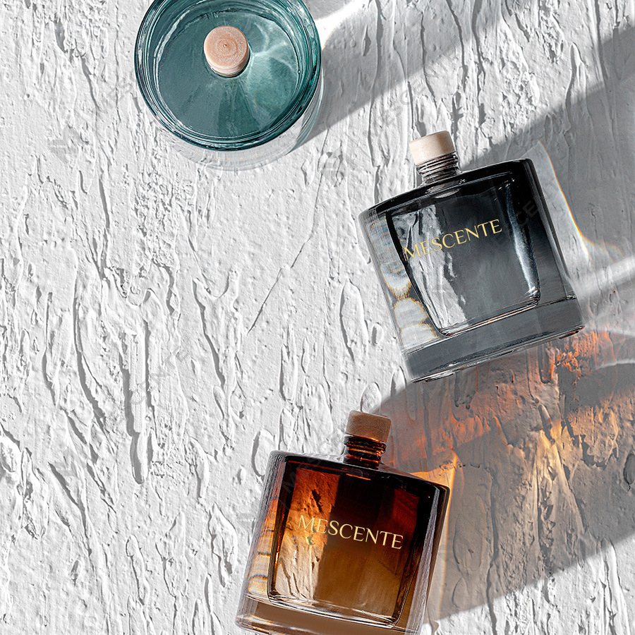 Difusor de caña de vainilla Nordic Heart 3 en 1 marrón Triángulo de fragancia casera a prueba de niños turcos