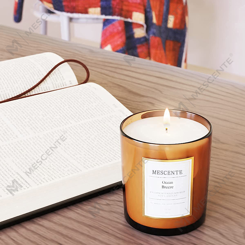 Juego de regalo de velas de cera de soja perfumadas de marca privada personalizadas y al por mayor de M&Scent