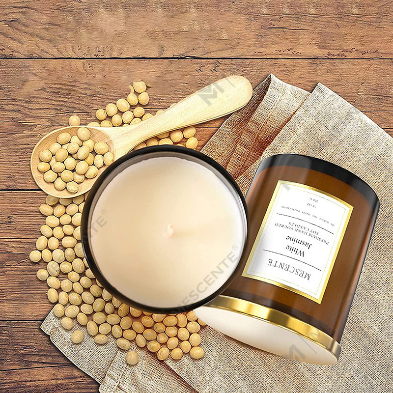 Juego de regalo de velas de cera de soja perfumadas de marca privada personalizadas y al por mayor de M&Scent