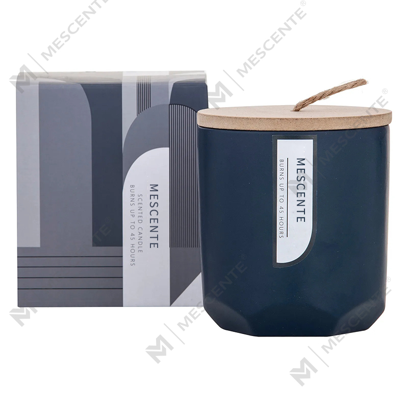 M&Scent Custom Luxury Crea tu propio fabricante de velas de soja con aroma a mecha de madera en frasco de vidrio