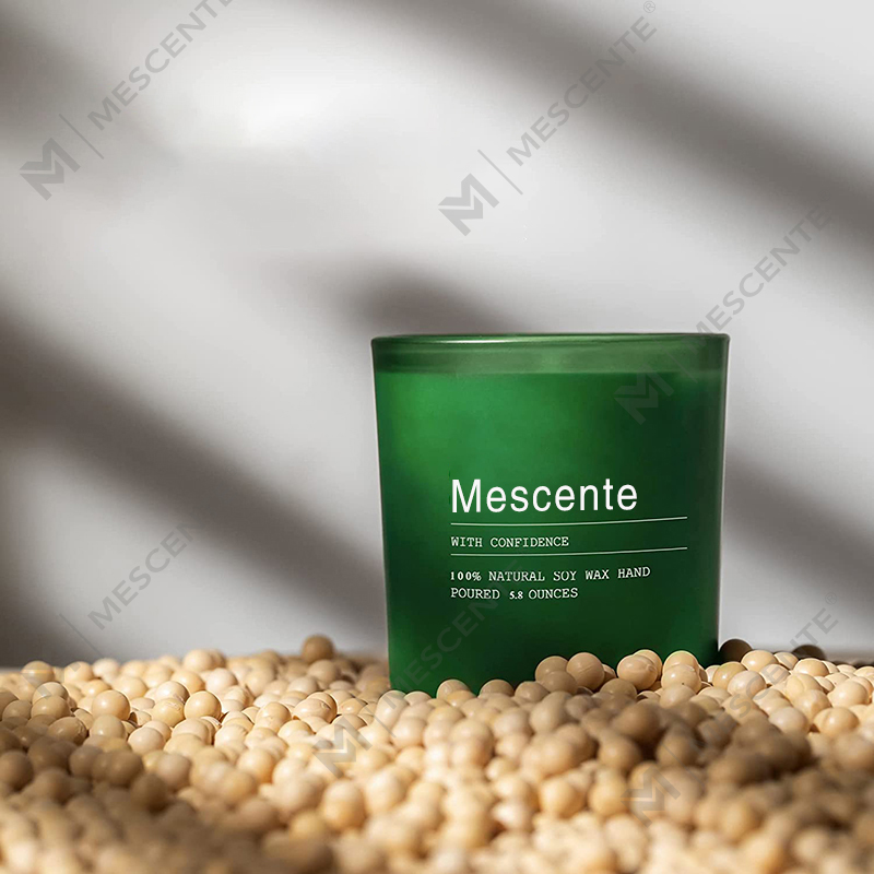 Tarro de decoración de bodas personalizado de M&Scent Velas perfumadas de jazmín e ylang ylang con etiquetas a granel