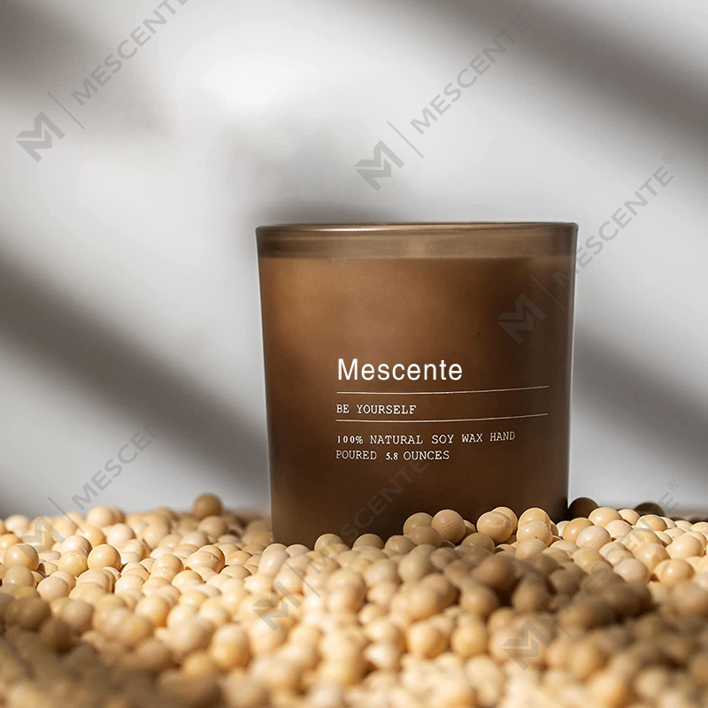 Tarro de decoración de bodas personalizado de M&Scent Velas perfumadas de jazmín e ylang ylang con etiquetas a granel