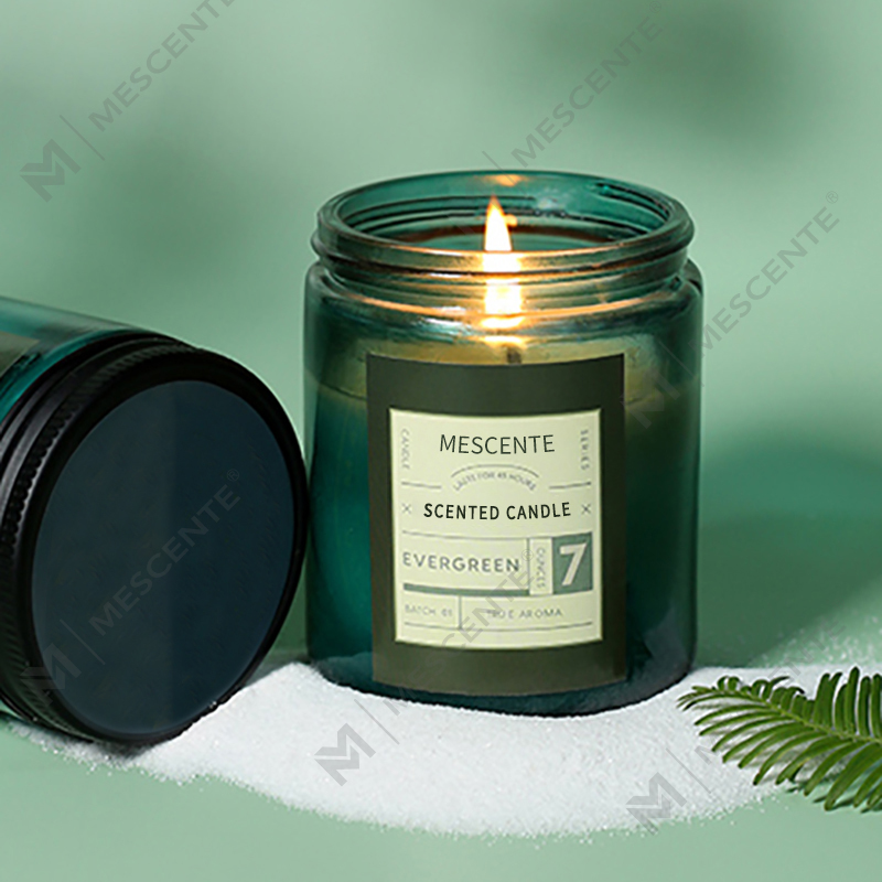 Velas de cera de soja perfumadas de lujo de marca privada personalizadas de M&Scent con tapa