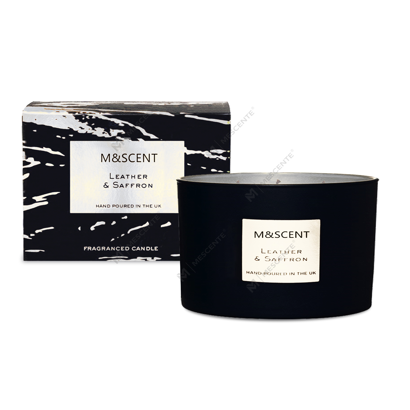 Juego de regalo de velas de palma de coco perfumadas de 3 mechas con aromaterapia decorativa al por mayor de M&Scent