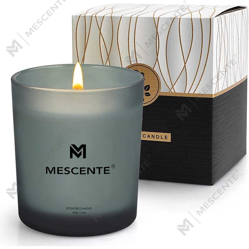 Velas perfumadas de cera de soja, lavanda y mecha de lujo personalizadas y más vendidas al por mayor de M&Scent