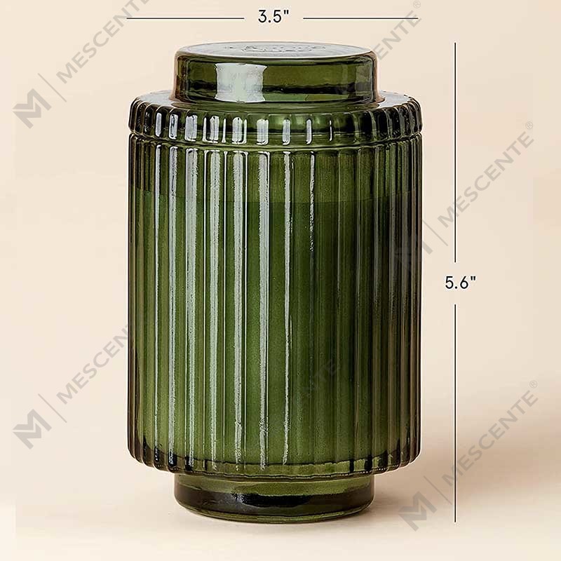 Juego de velas redondas de cerámica con logotipo personalizado, cera de soja y coco orgánico, con aroma a rosa y flores secas de cristal