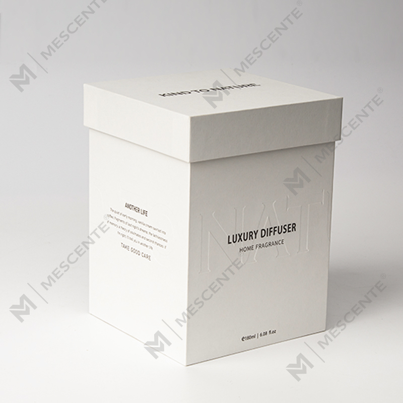 Difusor de láminas de aromaterapia líquida con barra de ratán grande de botella cuadrada grande de M&Scent Favoritos con tapón