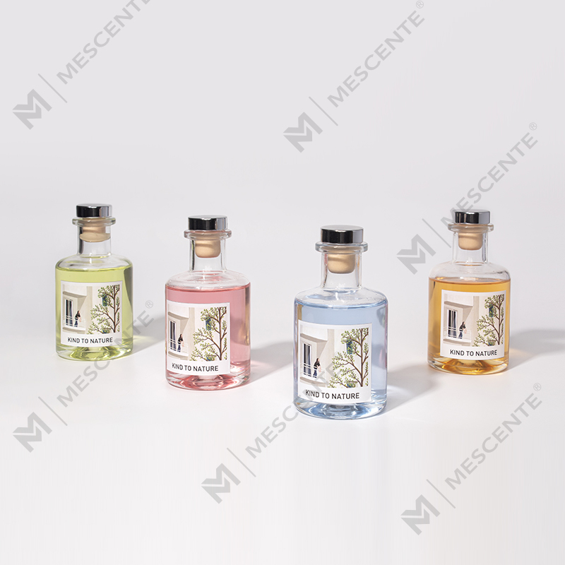 Difusor de láminas de aceite esencial de botella grande decorativo de lujo de M&Scent con juego de regalo de flores secas