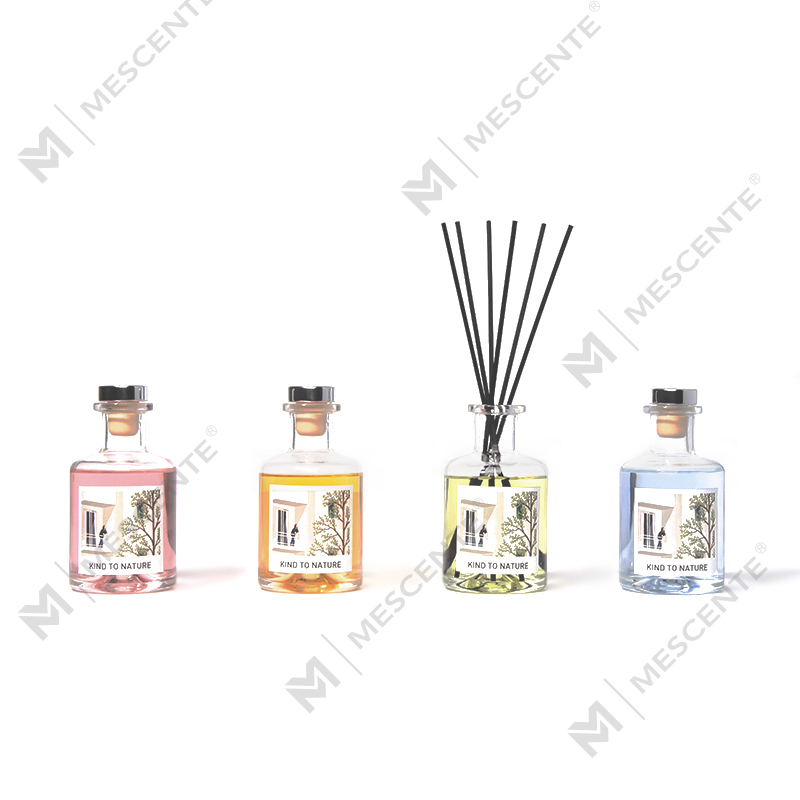 Difusor de láminas de aceite esencial de botella grande decorativo de lujo de M&Scent con juego de regalo de flores secas