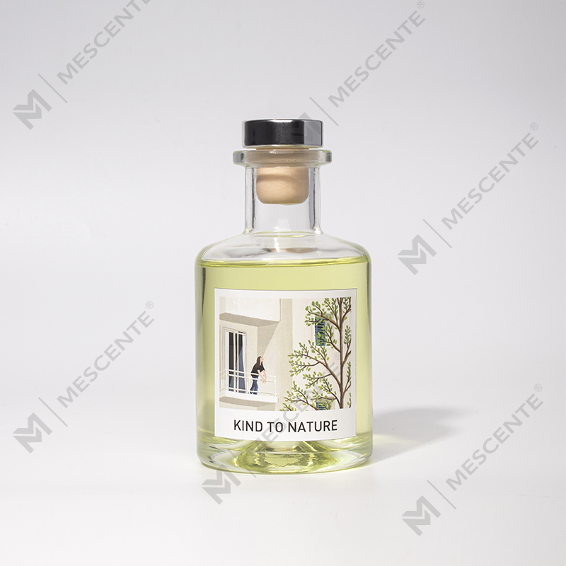 Difusor de láminas de aceite esencial de botella grande decorativo de lujo de M&Scent con juego de regalo de flores secas