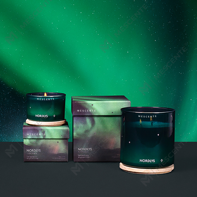 Velas de cera de soja perfumadas decorativas navideñas hechas a mano a medida de lujo de M&Scent con caja de regalo