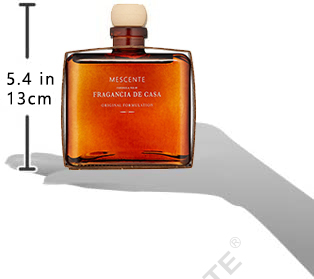 Difusor de láminas líquidas de marca privada con forma de flor y botella de vidrio de oro rosa grande personalizado de lujo de M&Scent con caja de regalo