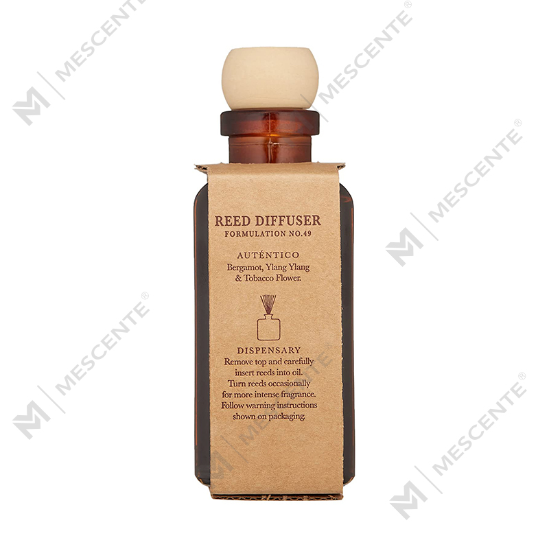 Difusor de láminas líquidas de marca privada con forma de flor y botella de vidrio de oro rosa grande personalizado de lujo de M&Scent con caja de regalo